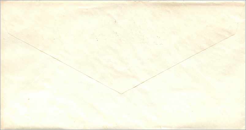 Lettre Cover Etats-Unis 3c Lafayette Ridgefield cover  — Rückseite