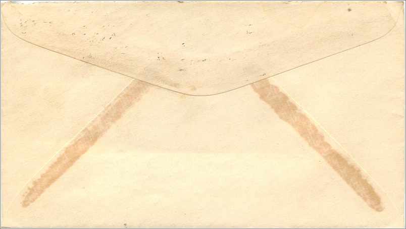 Lettre Cover Etats-Unis Pony Express 1940 New York cover — Rückseite