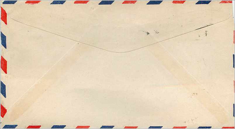 Lettre Cover Etats-Unis 2*3c Honolulu 1951 — Verso