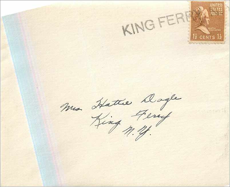 Lettre Cover Etats-Unis King Ferry