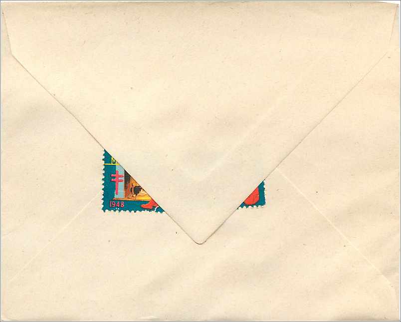 Lettre Cover Etats-Unis King Ferry — Verso