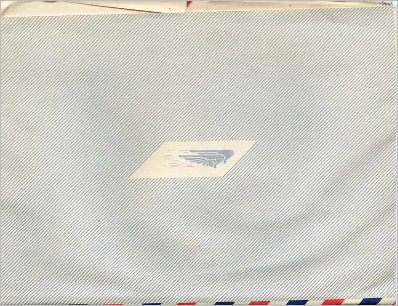 Lettre Cover Aerogram Bahamas 1946 for NY — Rückseite