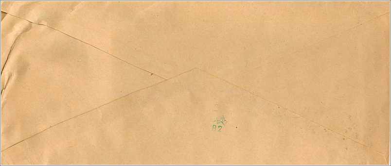 Lettre Cover for University of Iowa  Kuwait — Rückseite