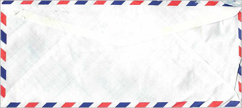Lettre Cover China Chine Taiwan Taipei Chengchi University Taichung Iowa City  — Verso