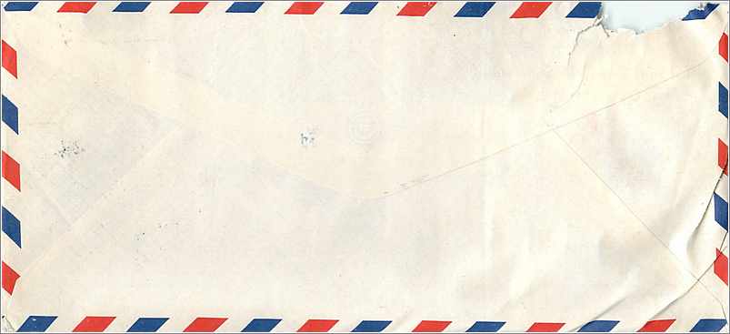 Lettre Cover China Chine Taiwan Taipei Chengchi University Taichung Iowa City  — Verso