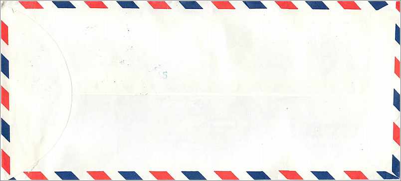 Lettre Cover China Chine Taiwan Taipei  University  Iowa City  — Rückseite