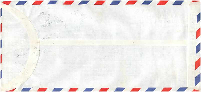 National Chung Hsing University — Department of Economics — air mail to the University of Iowa — Back