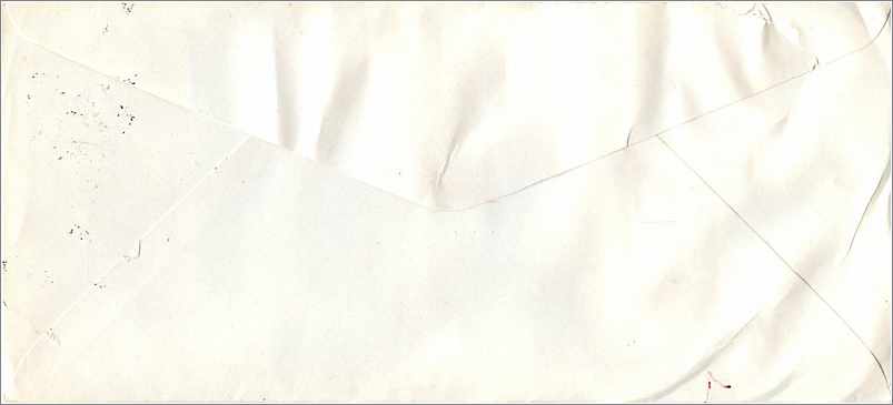 Lettre Cover Chine China University Iowa Taipei — Rückseite