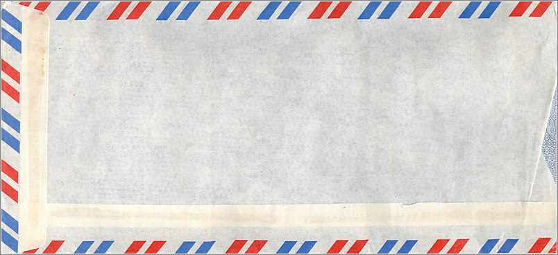 Lettre Cover Chine China University Iowa Chiao Tung — Rückseite