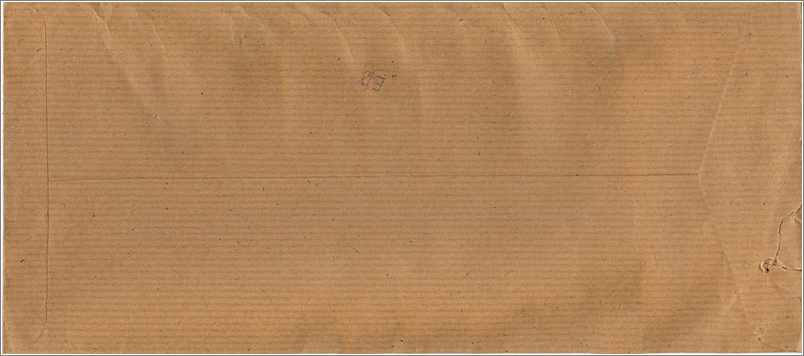 Lettre Cover Inde India University Iowa  — Rückseite