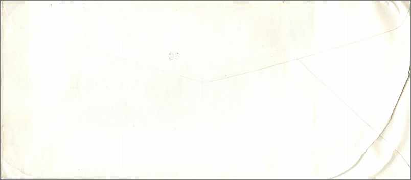 Lettre Cover Coree University Iowa Seoul — Rückseite