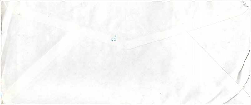 Lettre Cover Coree University Iowa Seoul — Rückseite