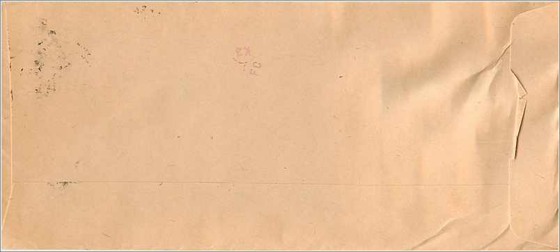 Lettre Cover for University of Iowa Malaysia Turtle — Rückseite