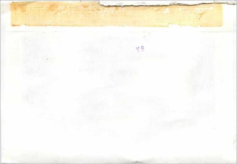 Lettre Cover Suisse University Iowa  — Back