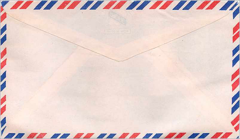 Lettre Cover Mexique University Iowa   — Rückseite