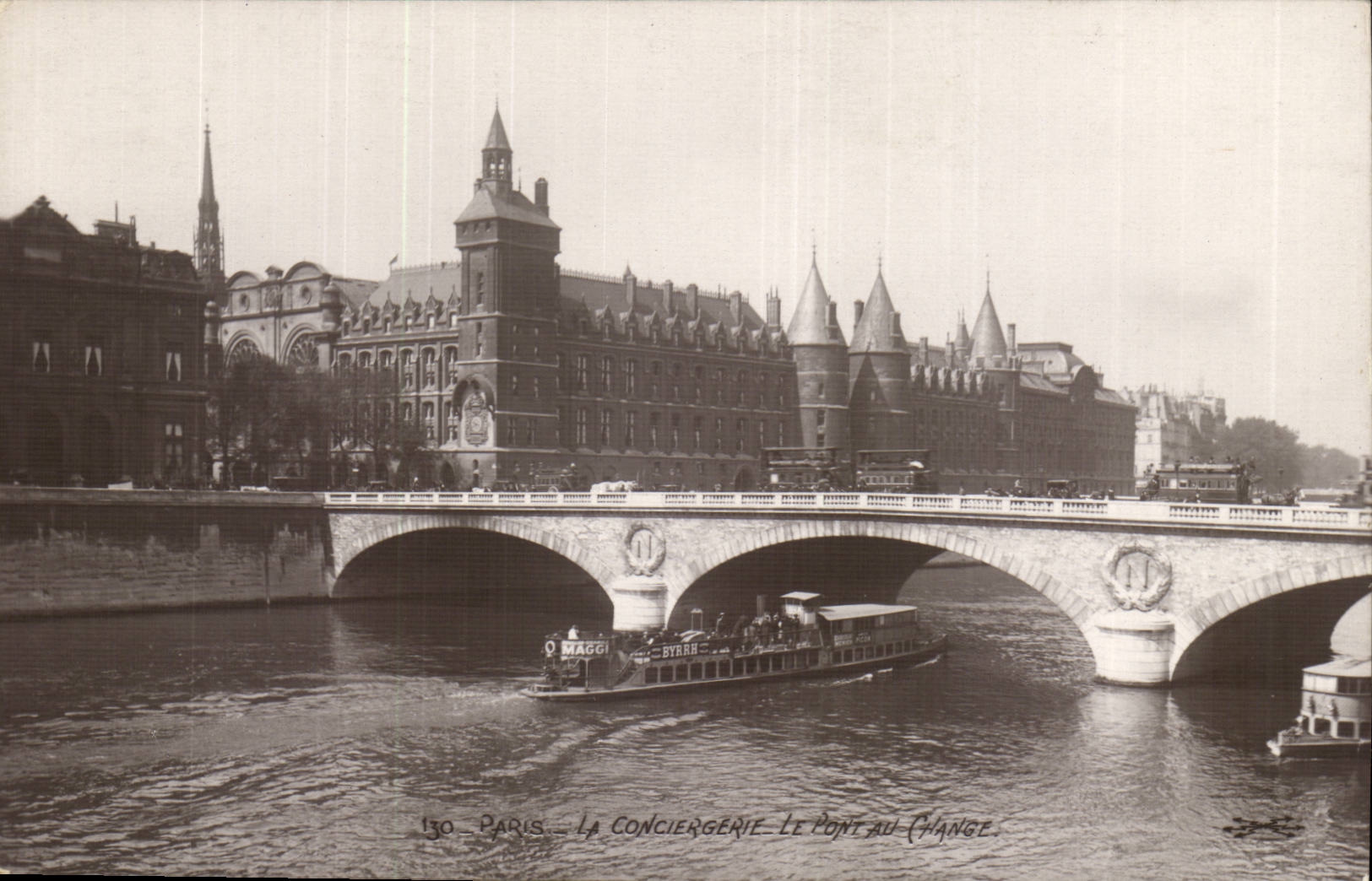 Paris CPA Conciergerie Le pont au change