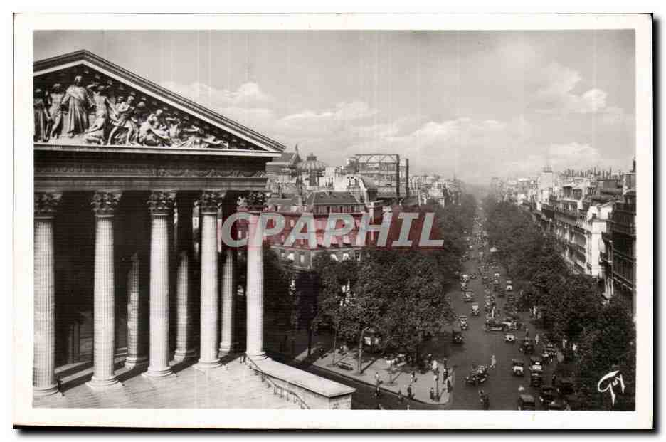 Paris CPA Boulevard de la Madeleine