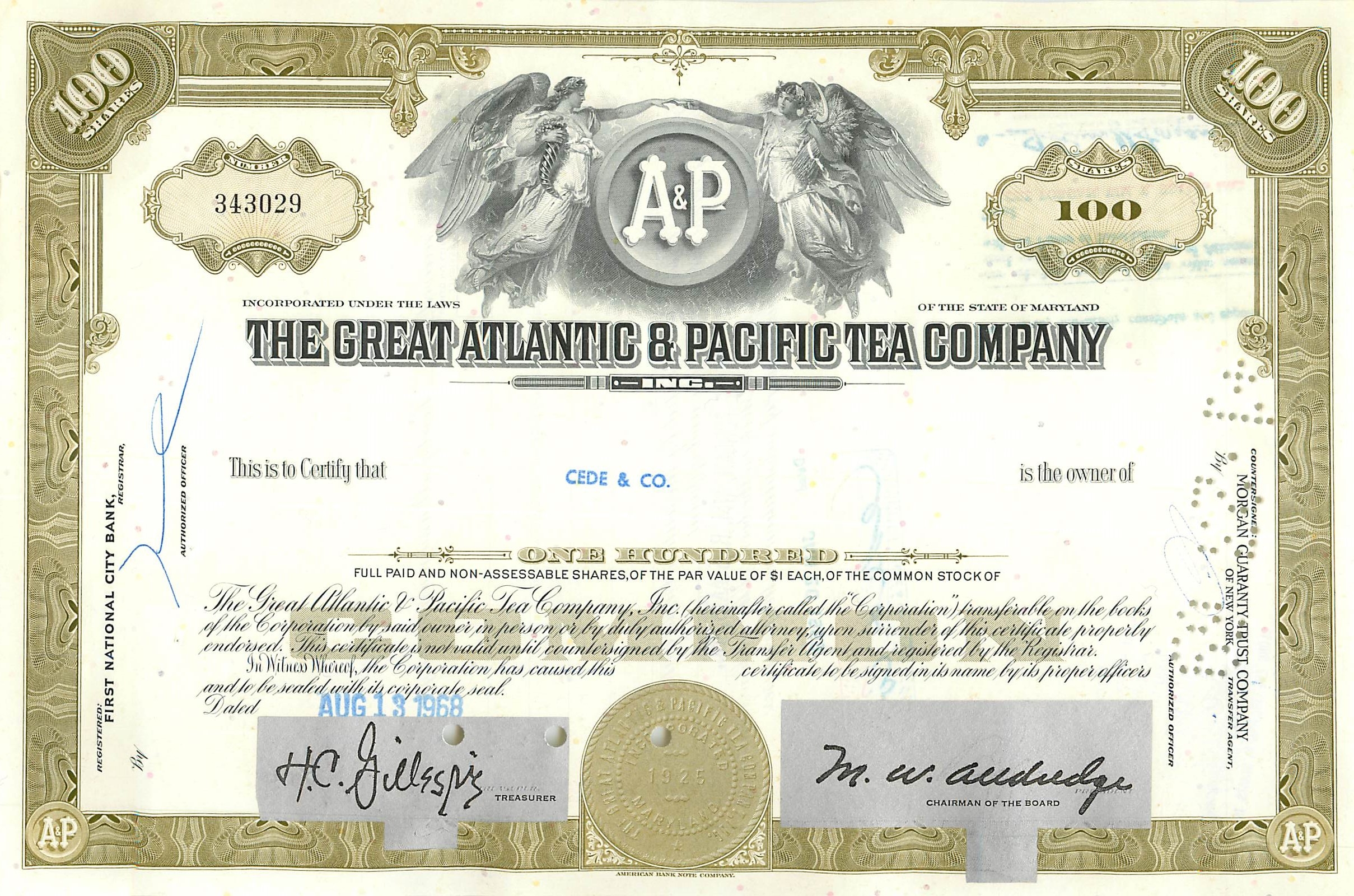 Coupon Share Action The Great Atlantic & Pacific Tea Company Ange Angel Femme