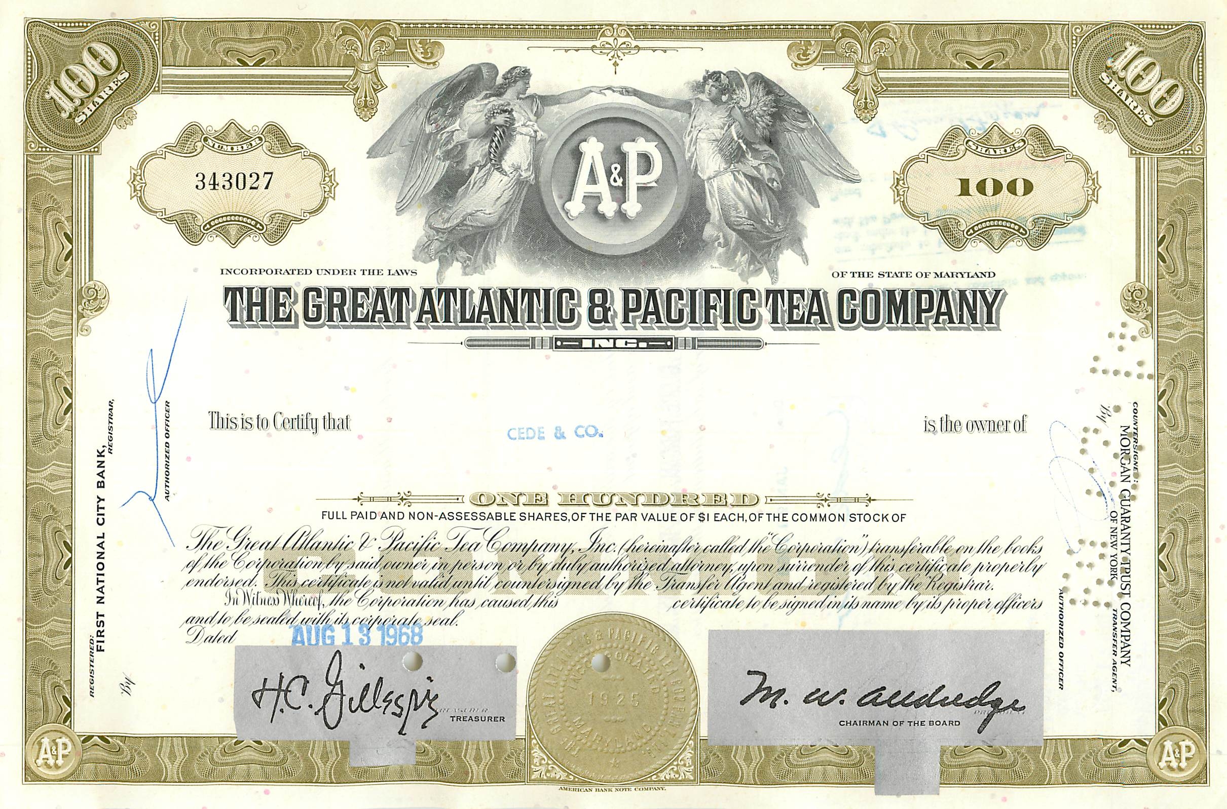 Coupon Share Action The Great Atlantic & Pacific Tea Company Ange Angel Femme