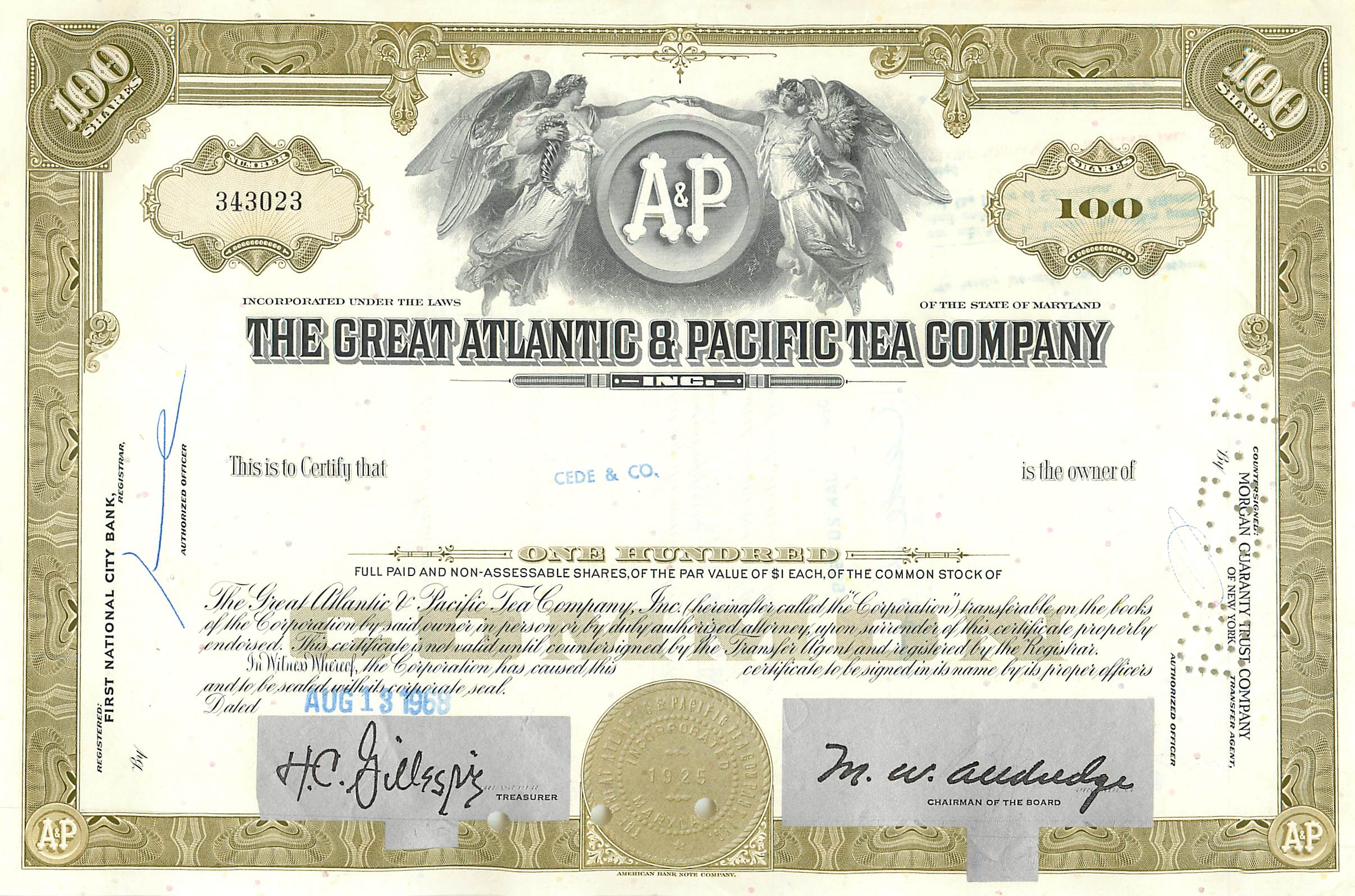 Coupon Share Action The Great Atlantic & Pacific Tea Company Ange Angel Femme
