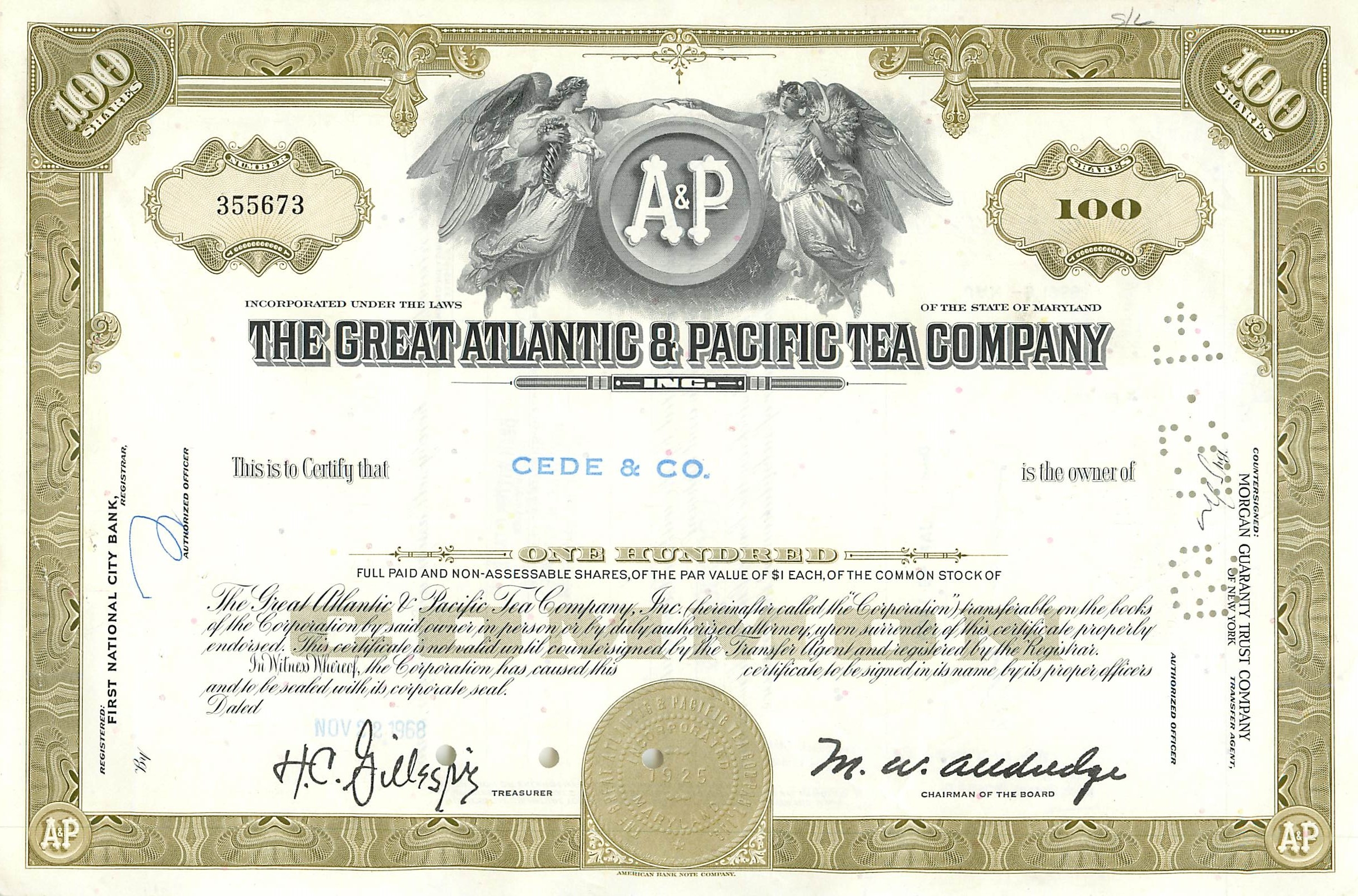 Coupon Share Action The Great Atlantic & Pacific Tea Company Ange Angel Femme