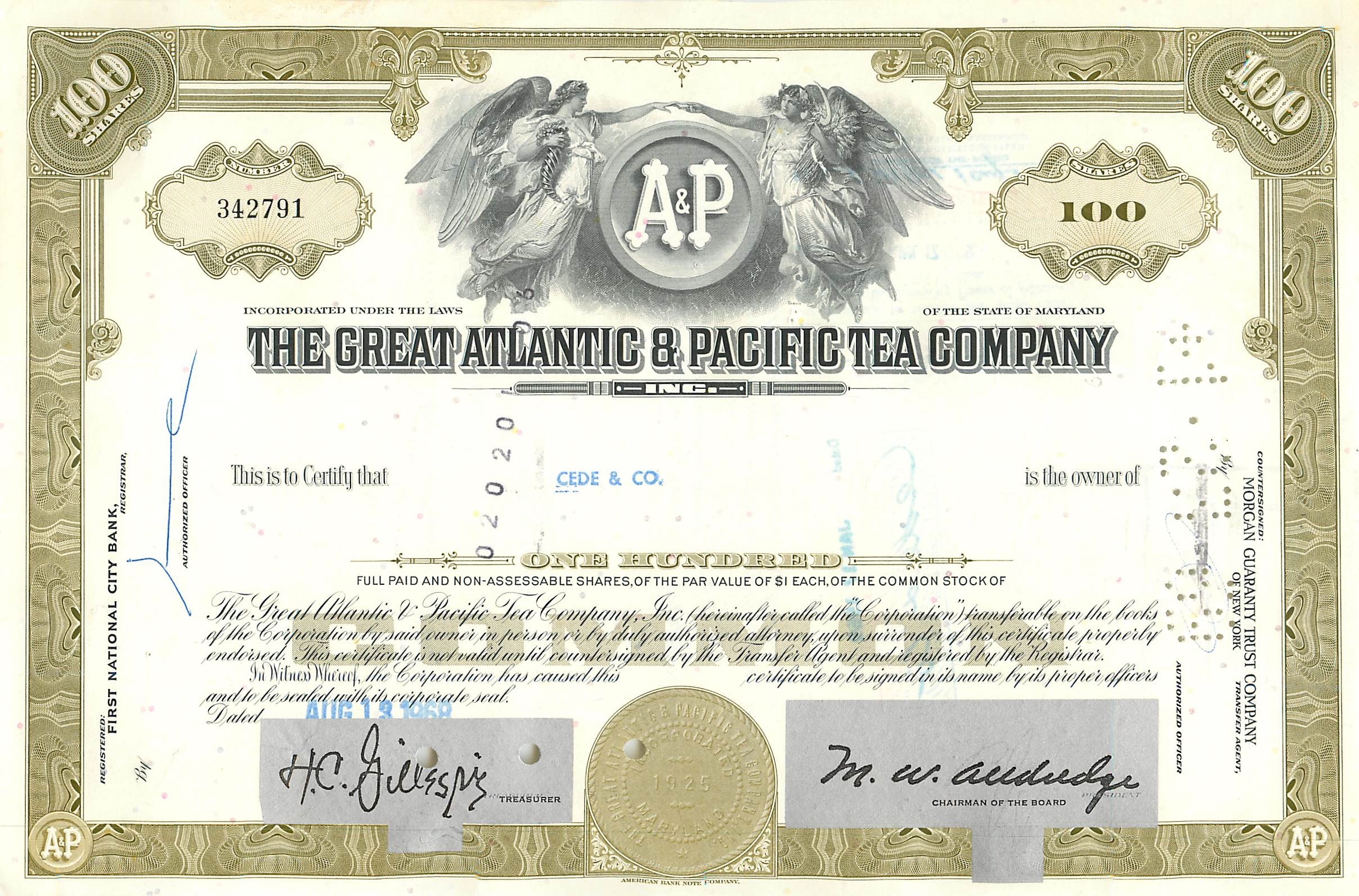 Coupon Share Action The Great Atlantic & Pacific Tea Company Ange Angel Femme