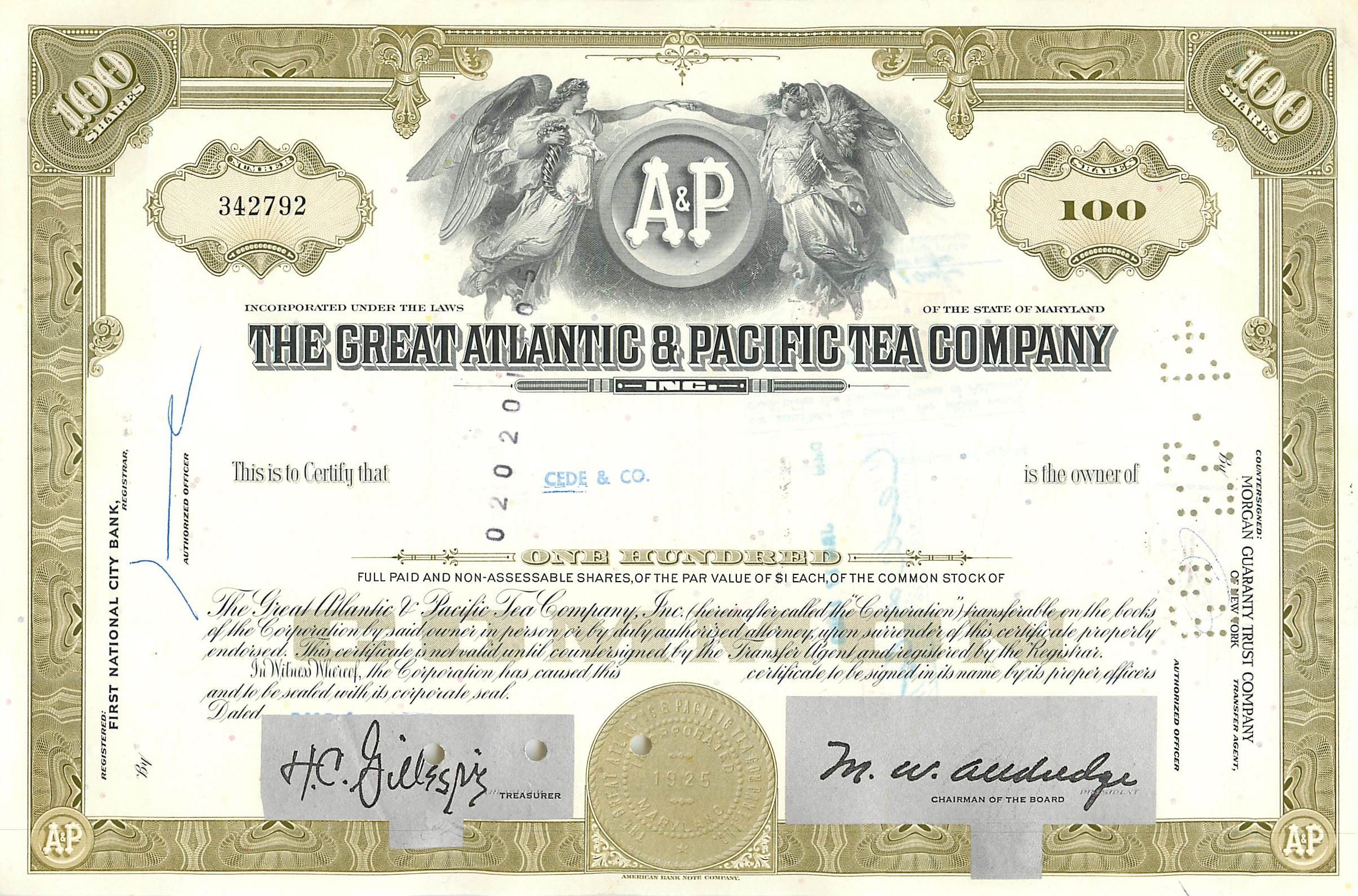 Coupon Share Action The Great Atlantic & Pacific Tea Company Ange Angel Femme