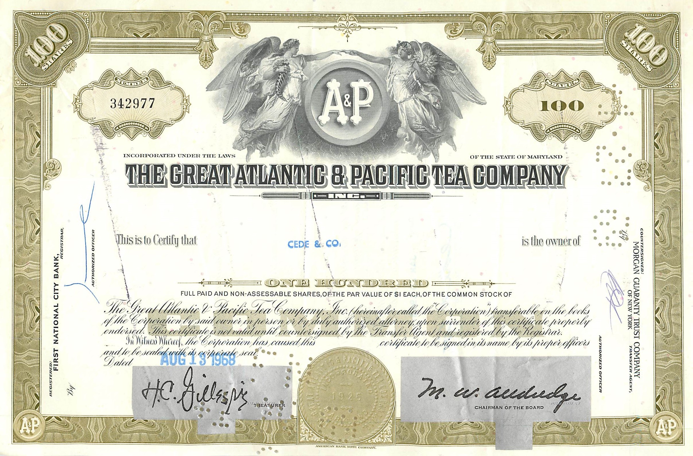 Coupon Share Action The Great Atlantic & Pacific Tea Company Ange Angel Femme