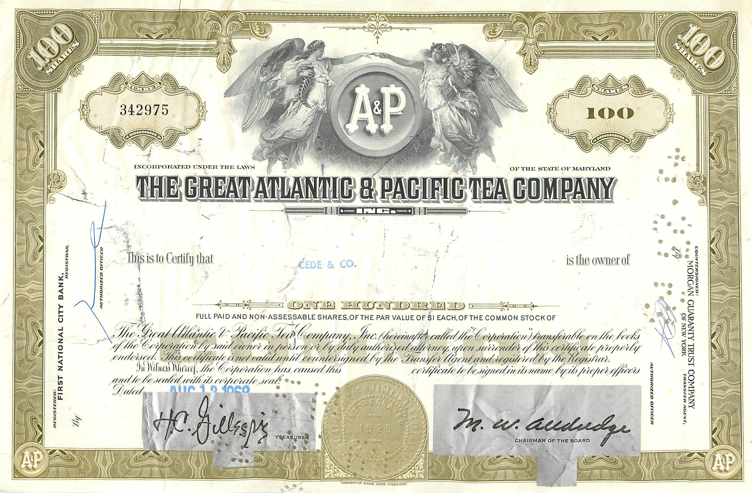 Coupon Share Action The Great Atlantic & Pacific Tea Company Ange Angel Femme