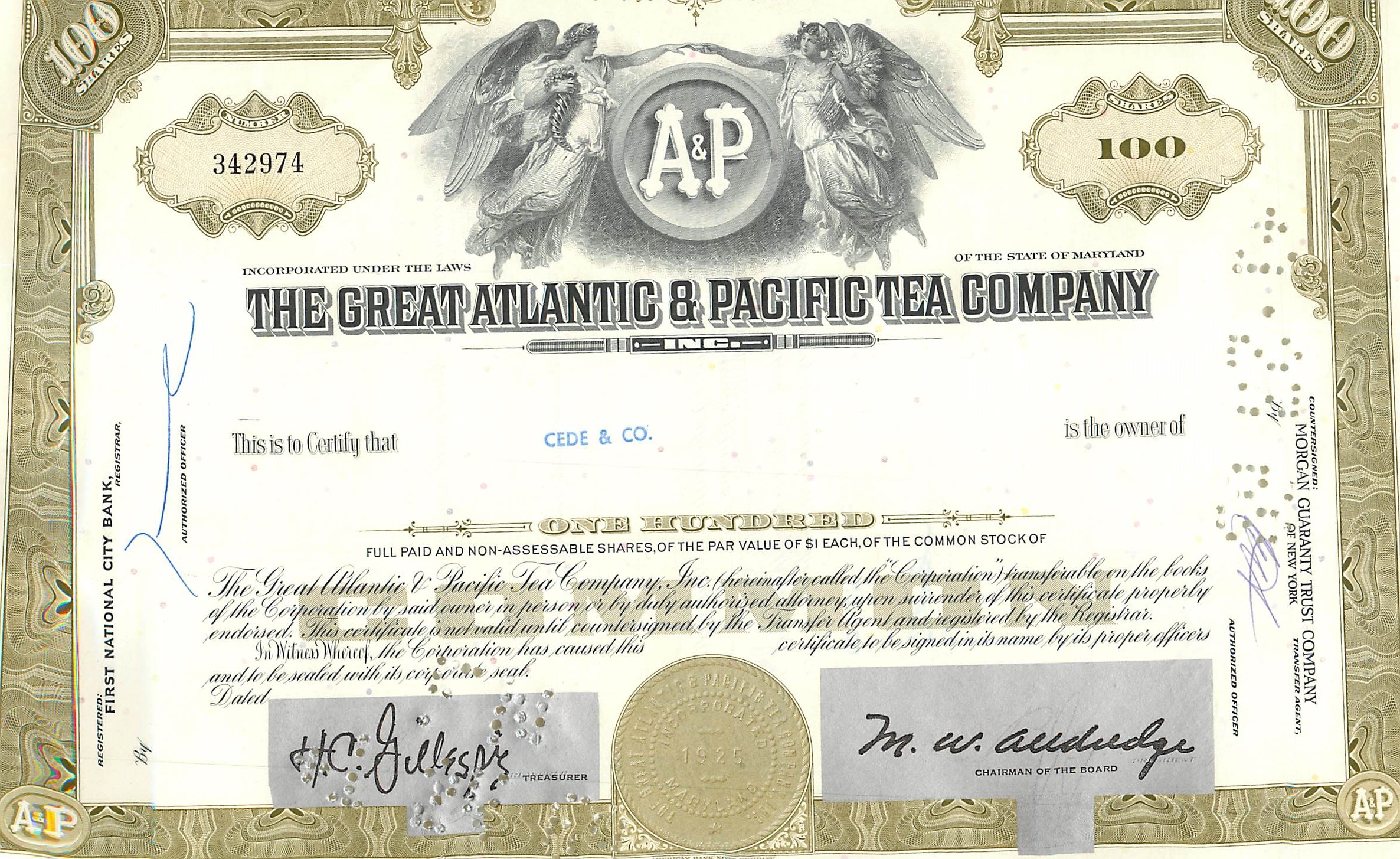 Coupon Share Action The Great Atlantic & Pacific Tea Company Ange Angel Femme