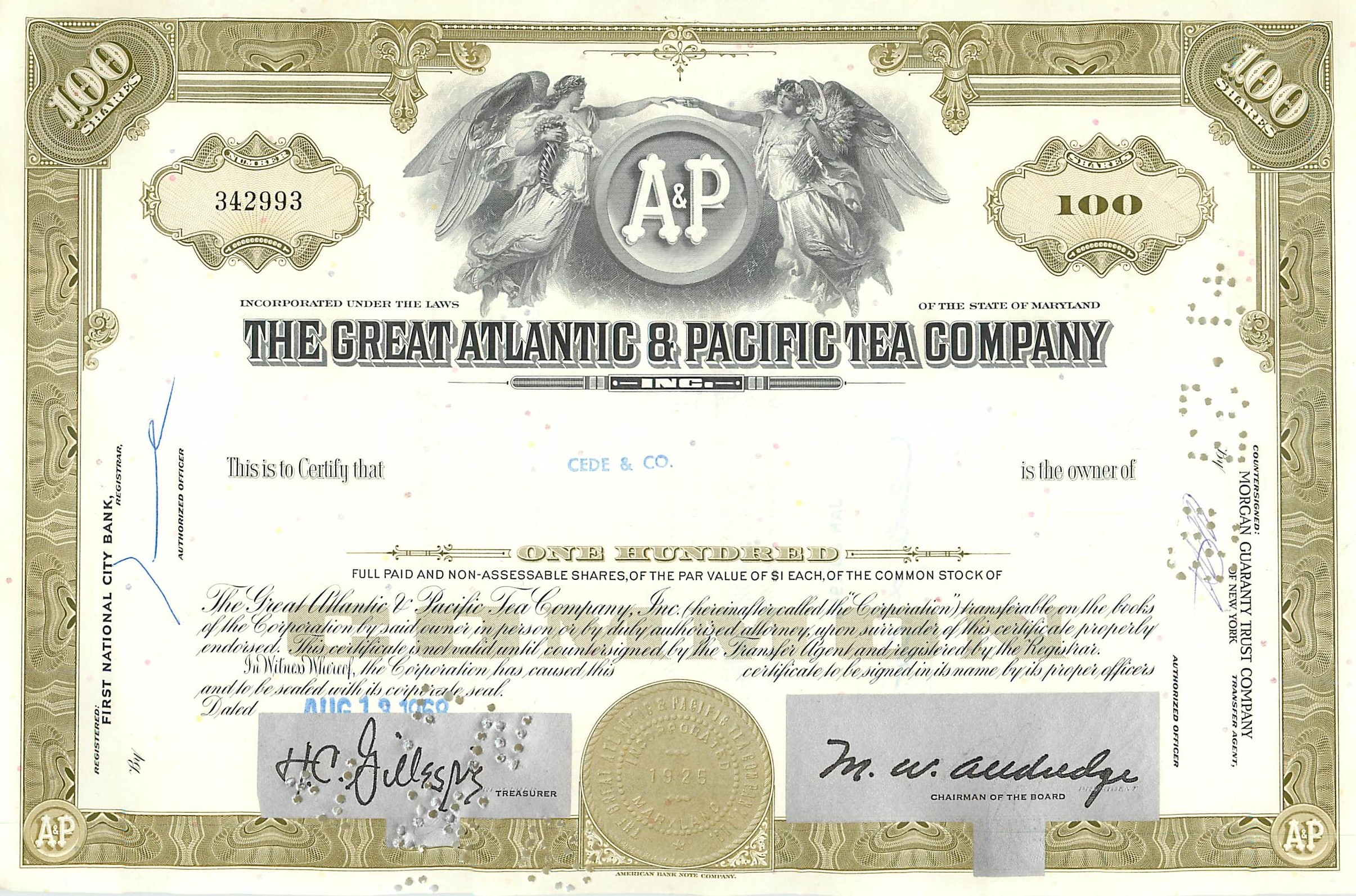 Coupon Share Action The Great Atlantic & Pacific Tea Company Ange Angel Femme