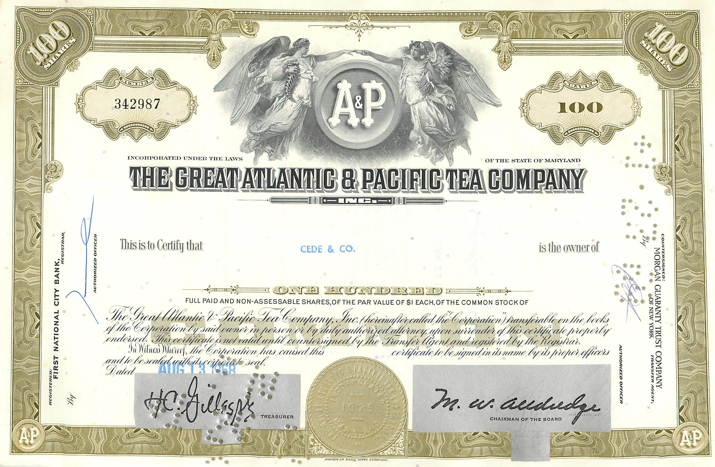 Coupon Share Action The Great Atlantic & Pacific Tea Company Ange Angel Femme