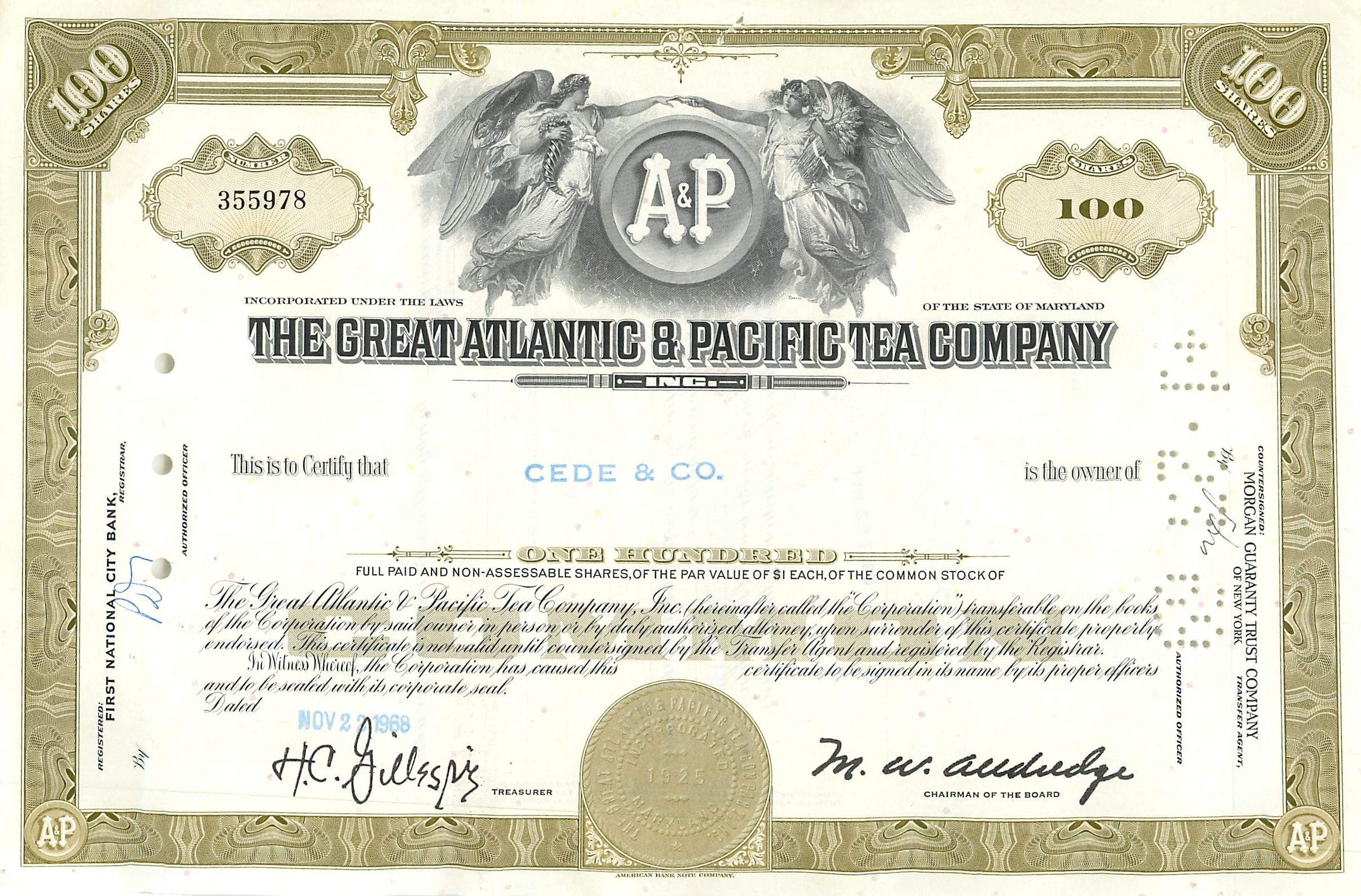Coupon Share Action The Great Atlantic & Pacific Tea Company Ange Angel Femme