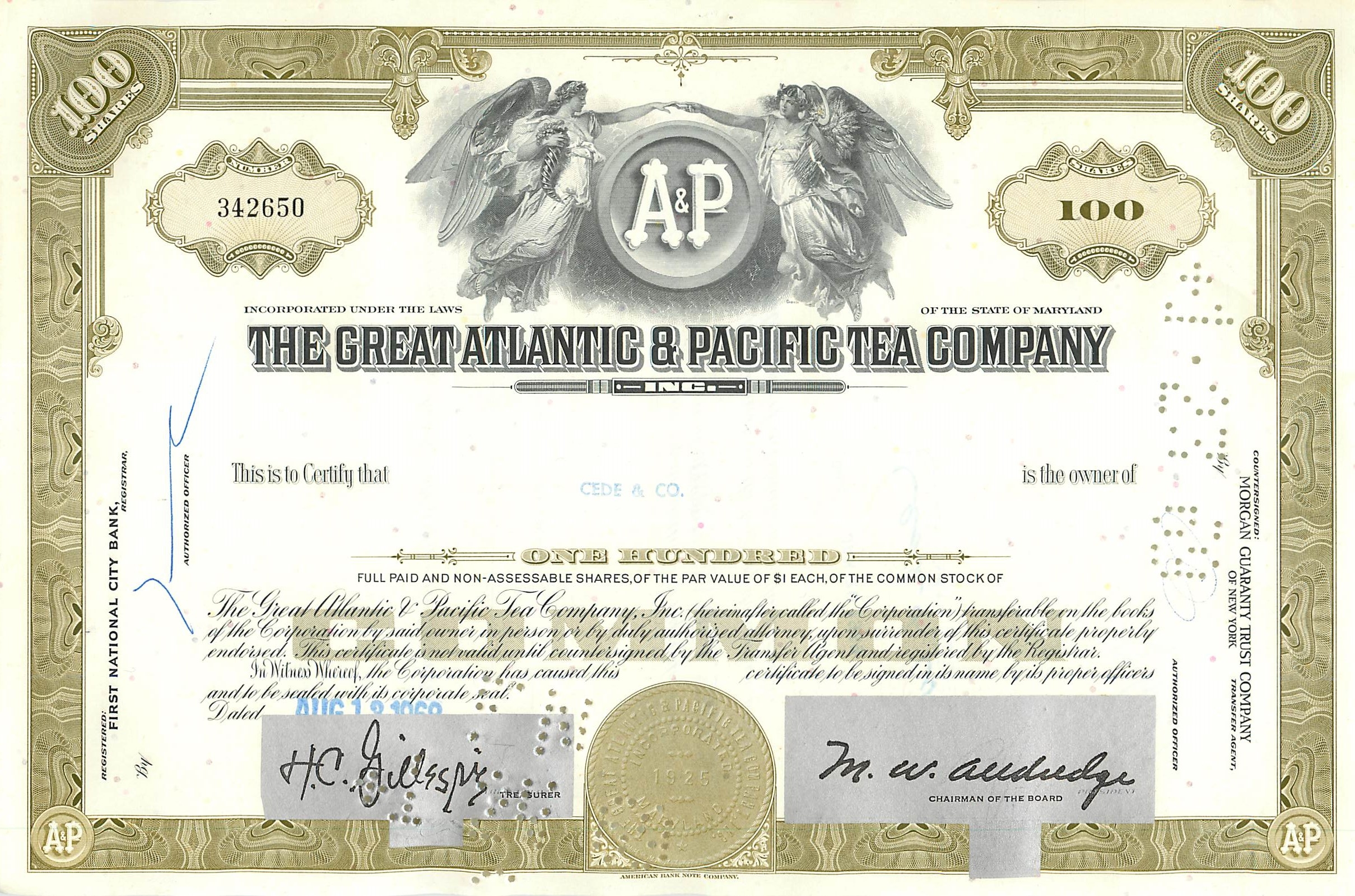 Coupon Share Action The Great Atlantic & Pacific Tea Company Ange Angel Femme