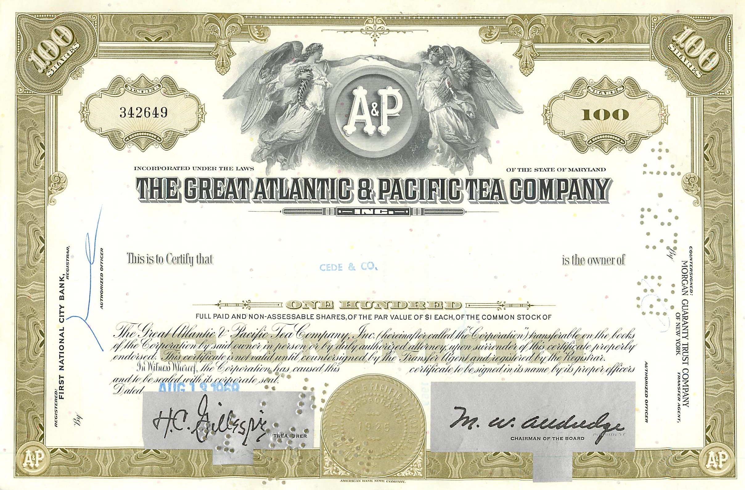 Coupon Share Action The Great Atlantic & Pacific Tea Company Ange Angel Femme