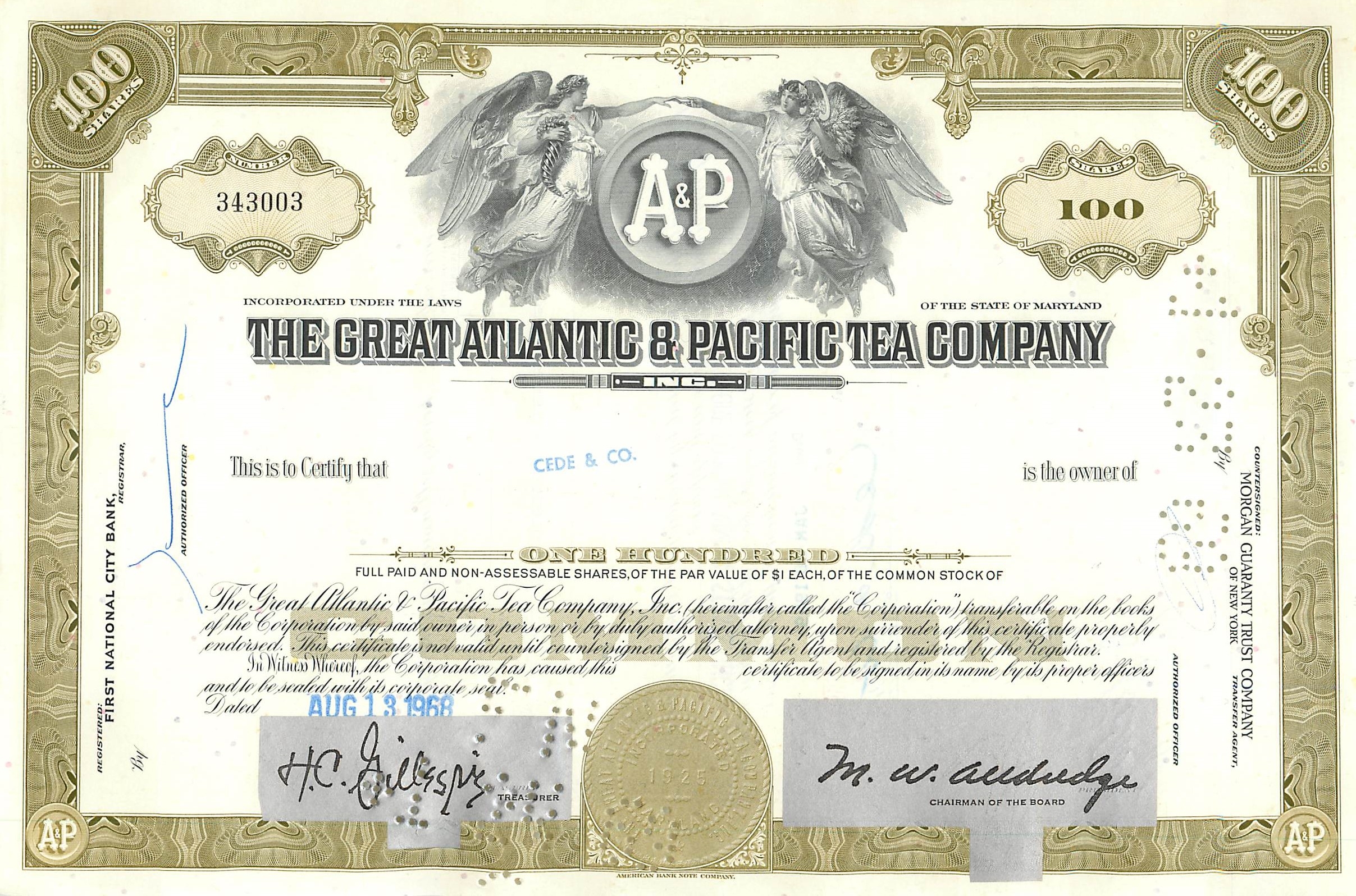 Coupon Share Action The Great Atlantic & Pacific Tea Company Ange Angel Femme