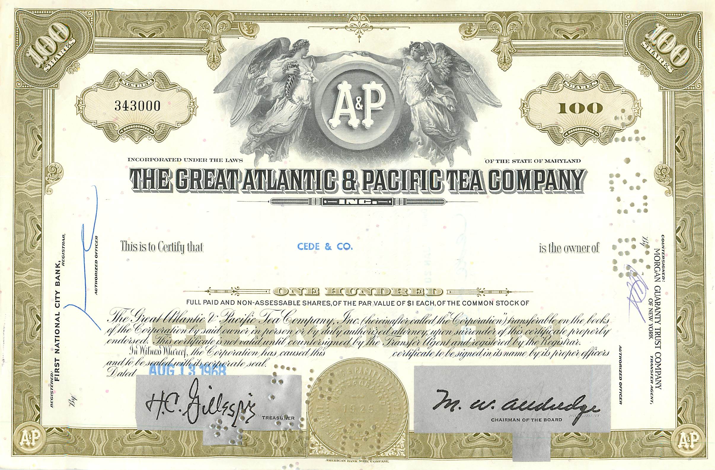 Coupon Share Action The Great Atlantic & Pacific Tea Company Ange Angel Femme