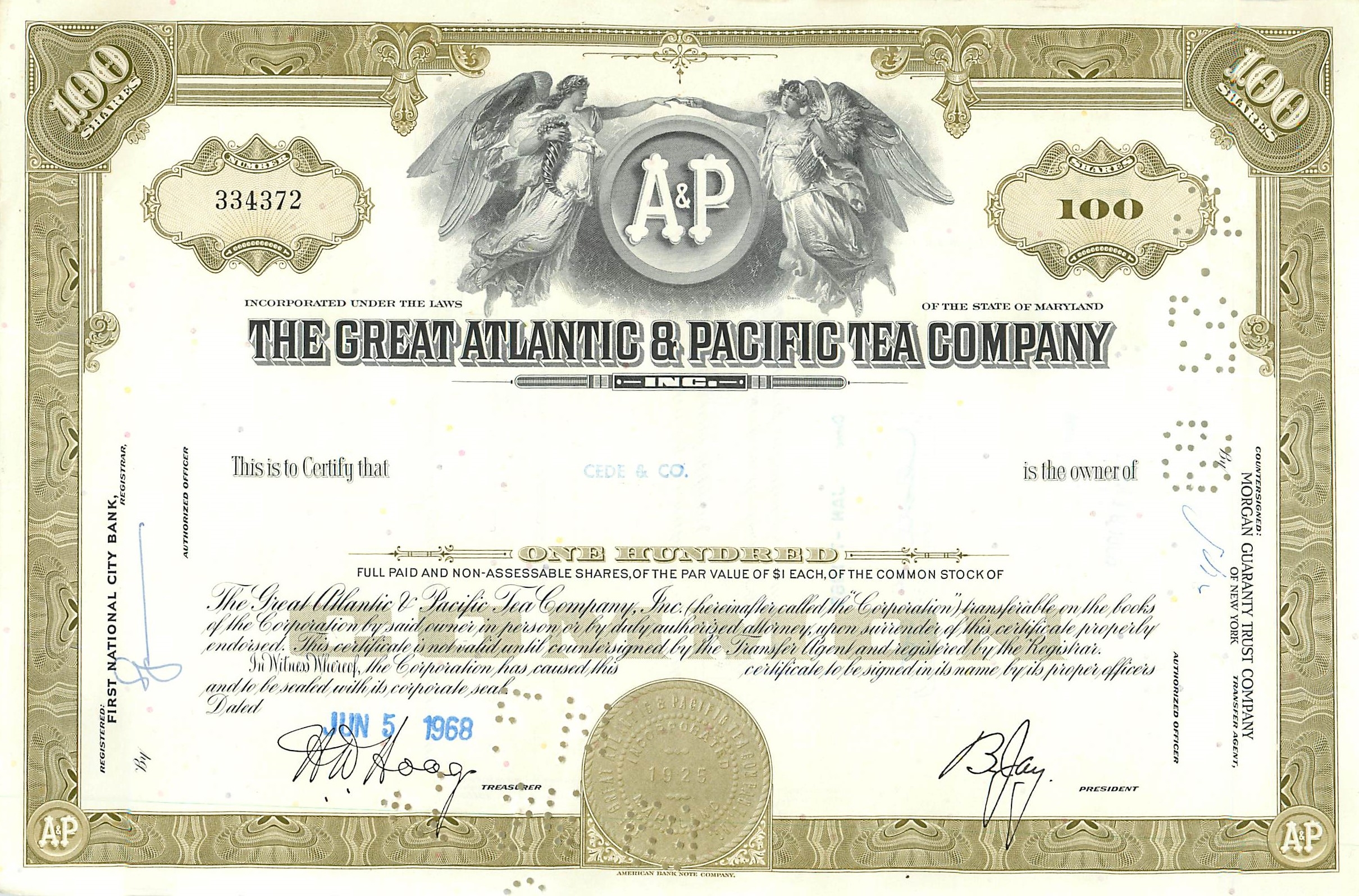 Coupon Share Action The Great Atlantic & Pacific Tea Company Ange Angel Femme