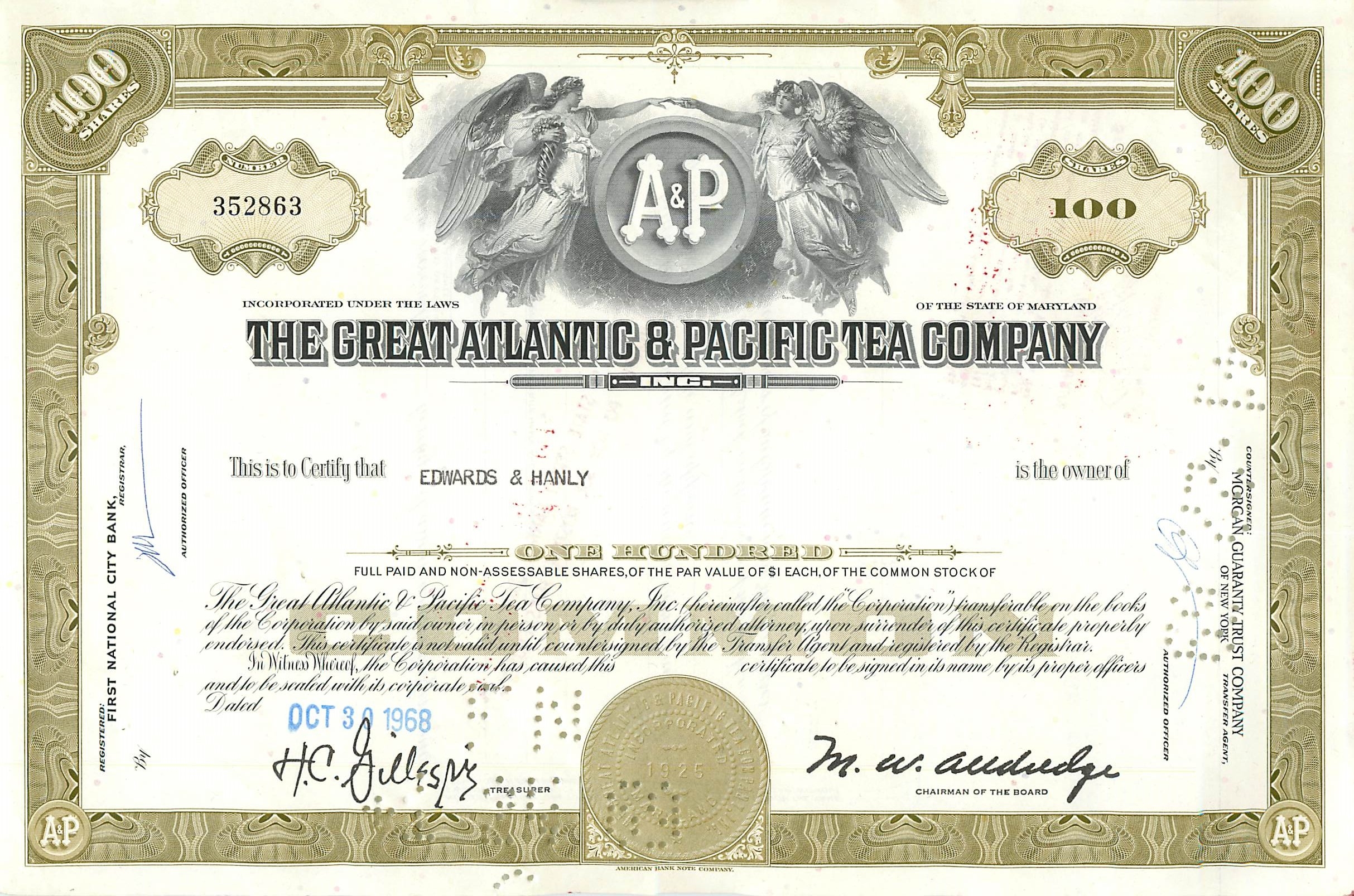 Coupon Share Action The Great Atlantic & Pacific Tea Company Ange Angel Femme