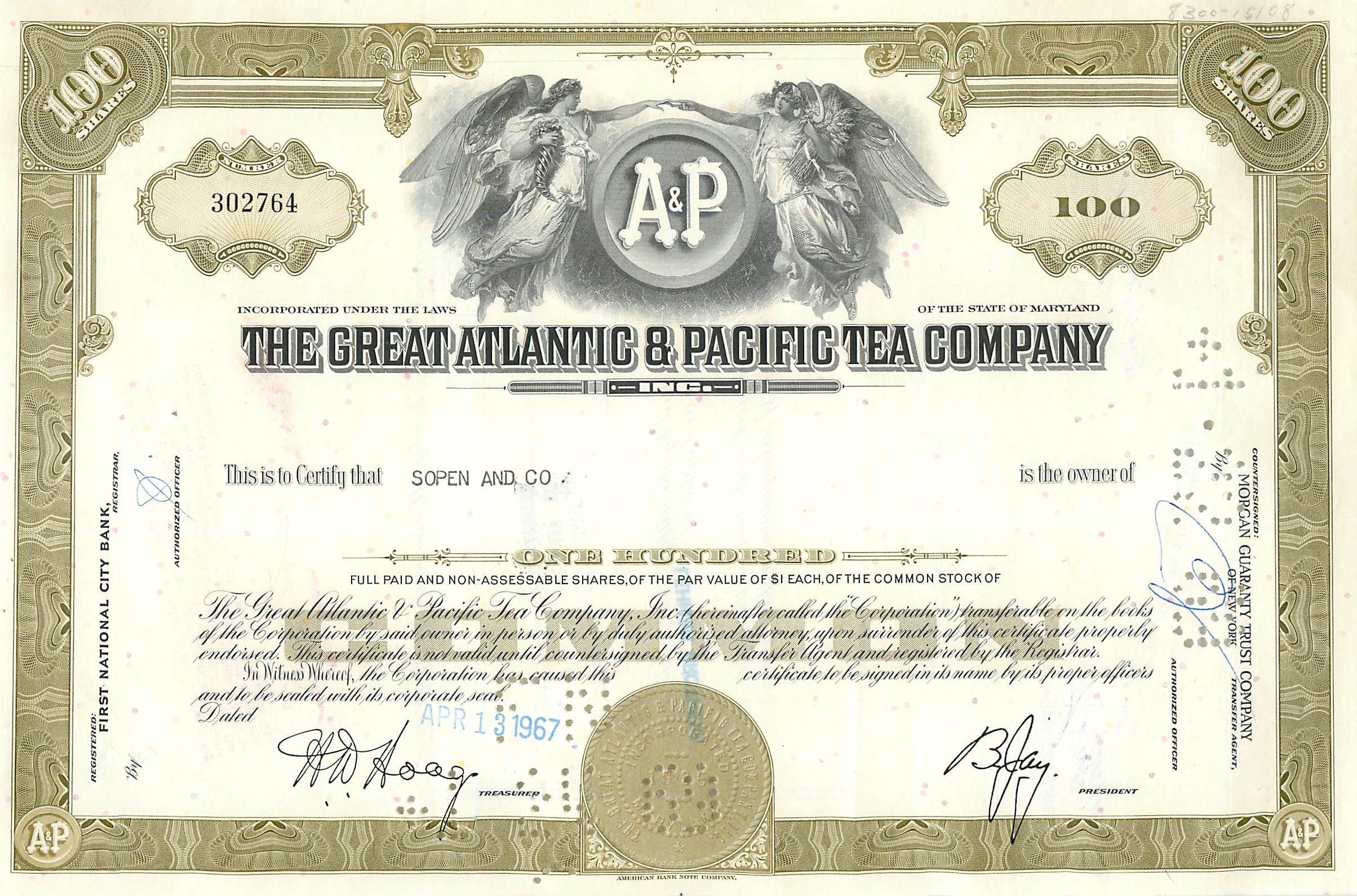 Coupon Share Action The Great Atlantic & Pacific Tea Company Ange Angel Femme