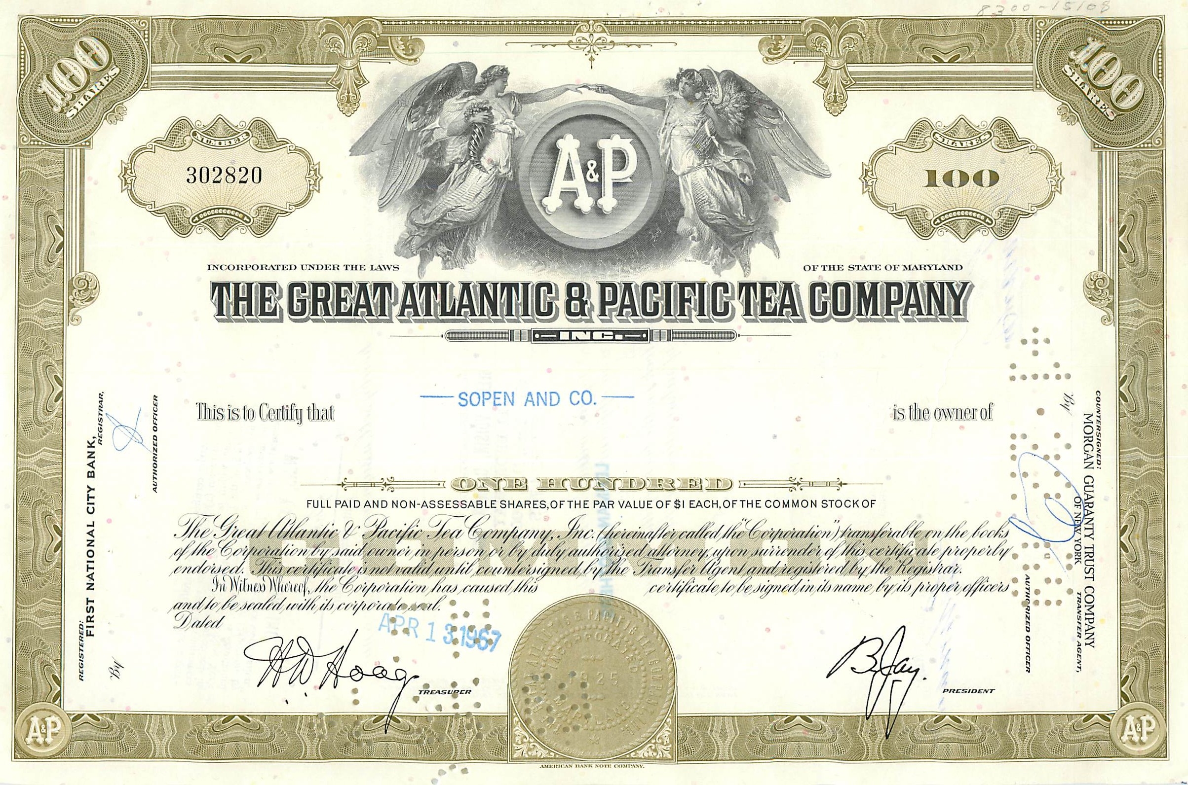 Coupon Share Action The Great Atlantic & Pacific Tea Company Ange Angel Femme