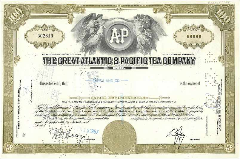 Coupon Share Action The Great Atlantic & Pacific Tea Company Ange Angel Femme