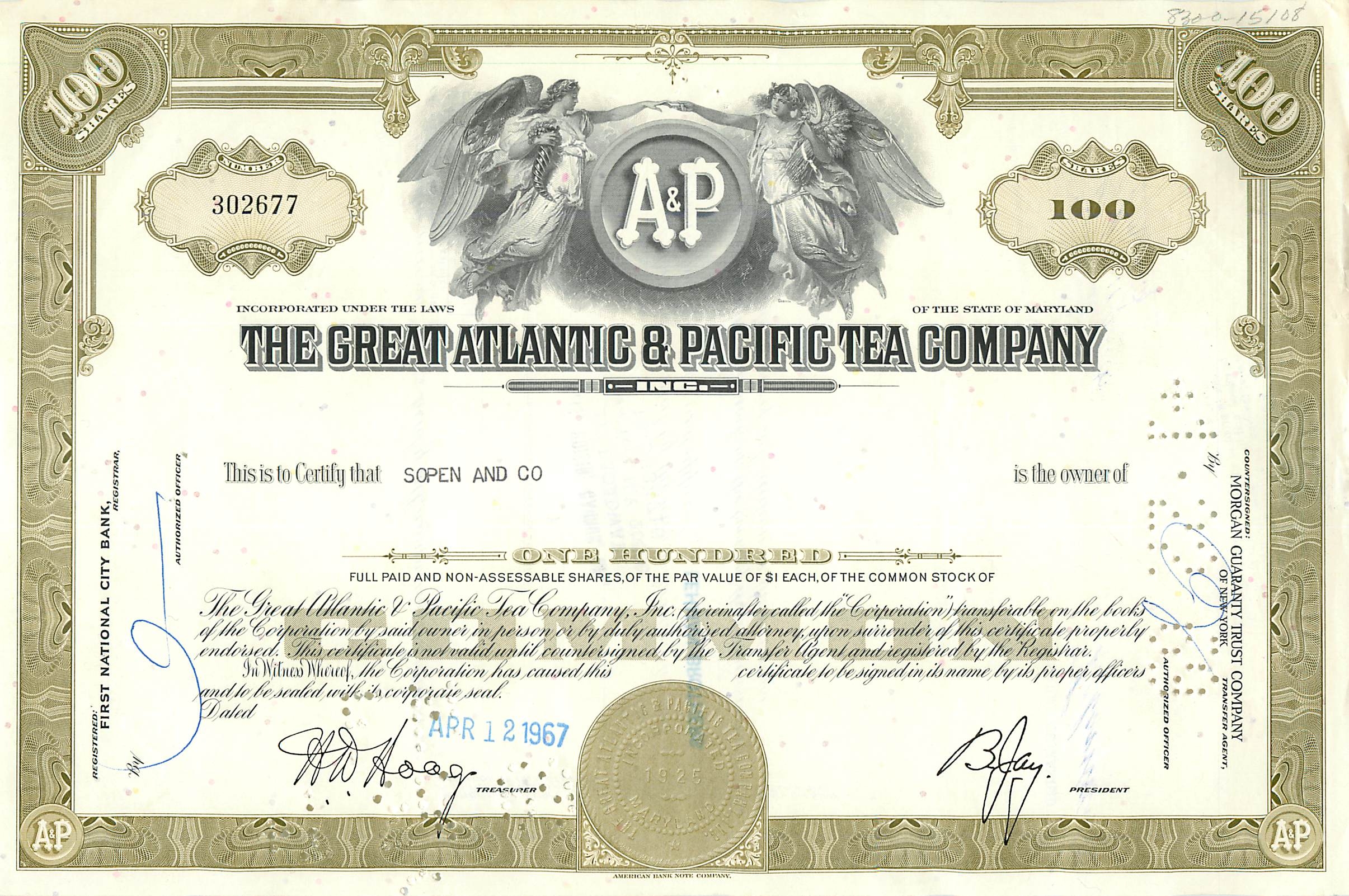 Coupon Share Action The Great Atlantic & Pacific Tea Company Ange Angel Femme