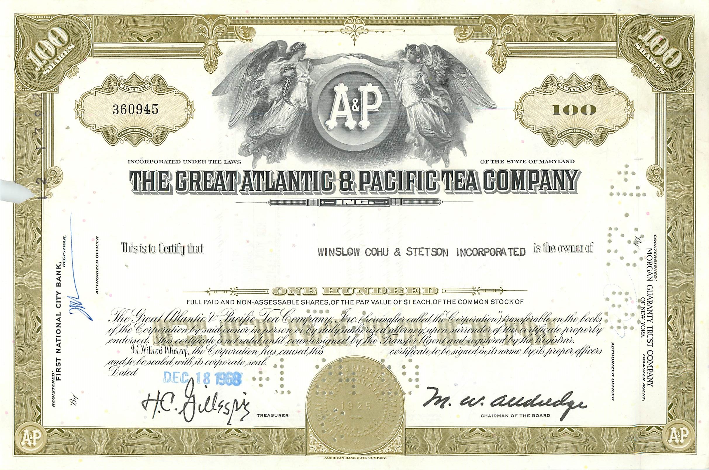 Coupon Share Action The Great Atlantic & Pacific Tea Company Ange Angel Femme