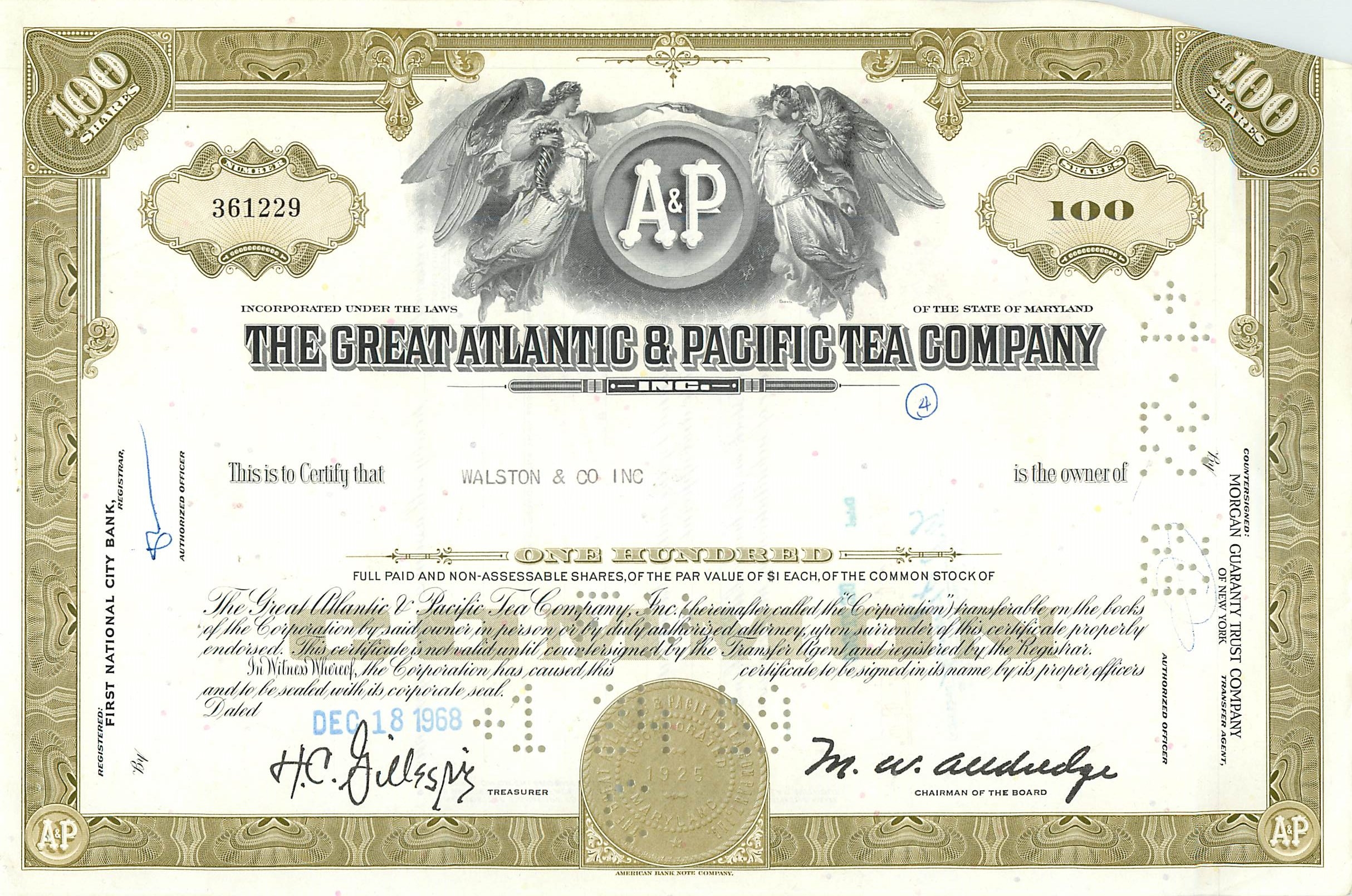 Coupon Share Action The Great Atlantic & Pacific Tea Company Ange Angel Femme