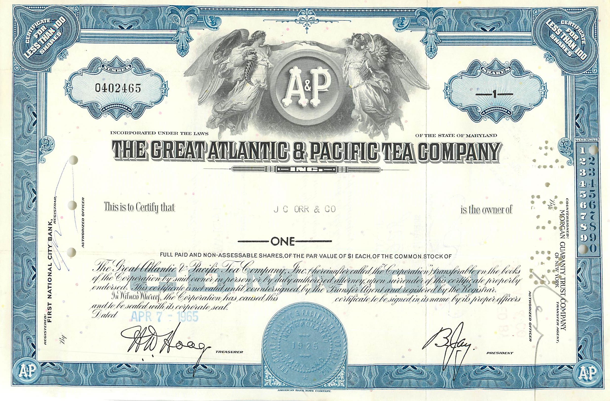 Coupon Share Action The Great Atlantic & Pacific Tea Company Ange Angel Femme
