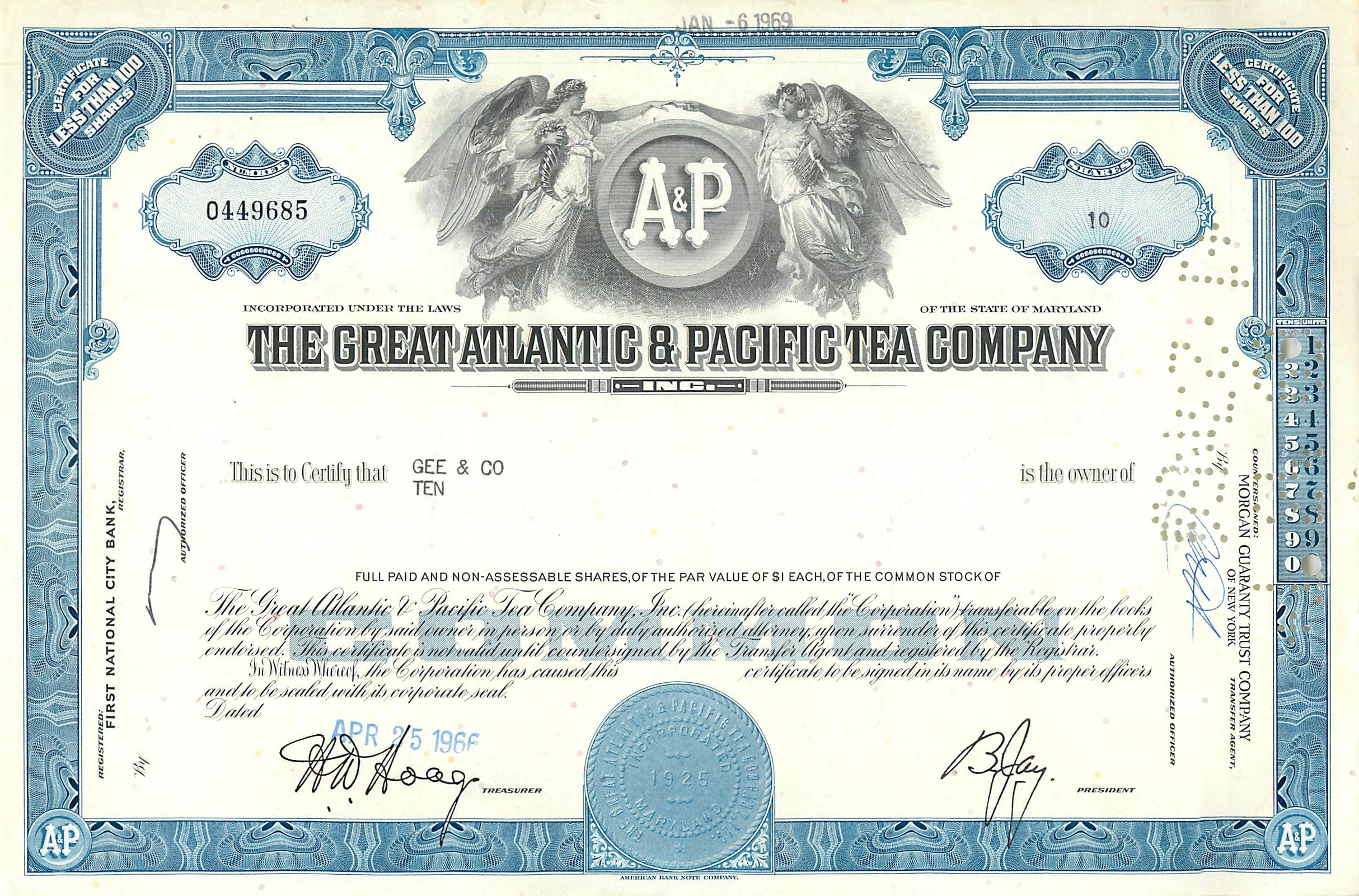 Coupon Share Action The Great Atlantic & Pacific Tea Company Ange Angel Femme