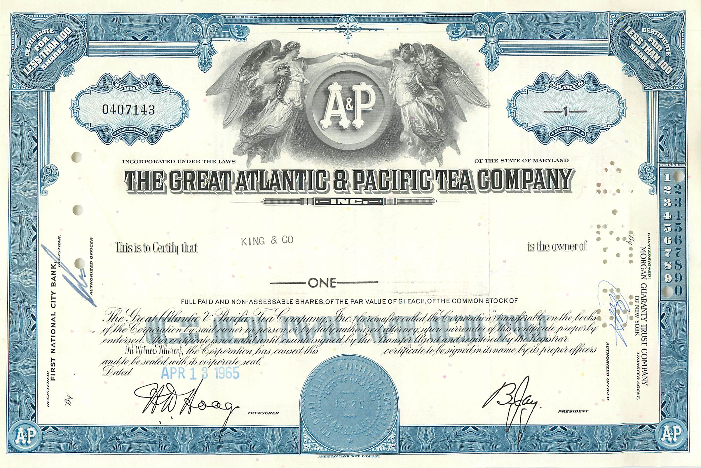 Coupon Share Action The Great Atlantic & Pacific Tea Company Ange Angel Femme