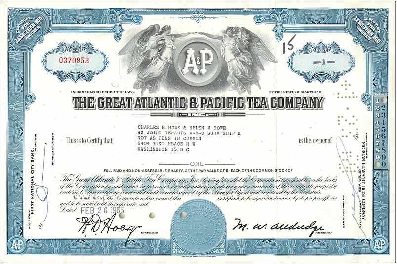 Coupon Share Action The Great Atlantic & Pacific Tea Company Ange Angel Femme