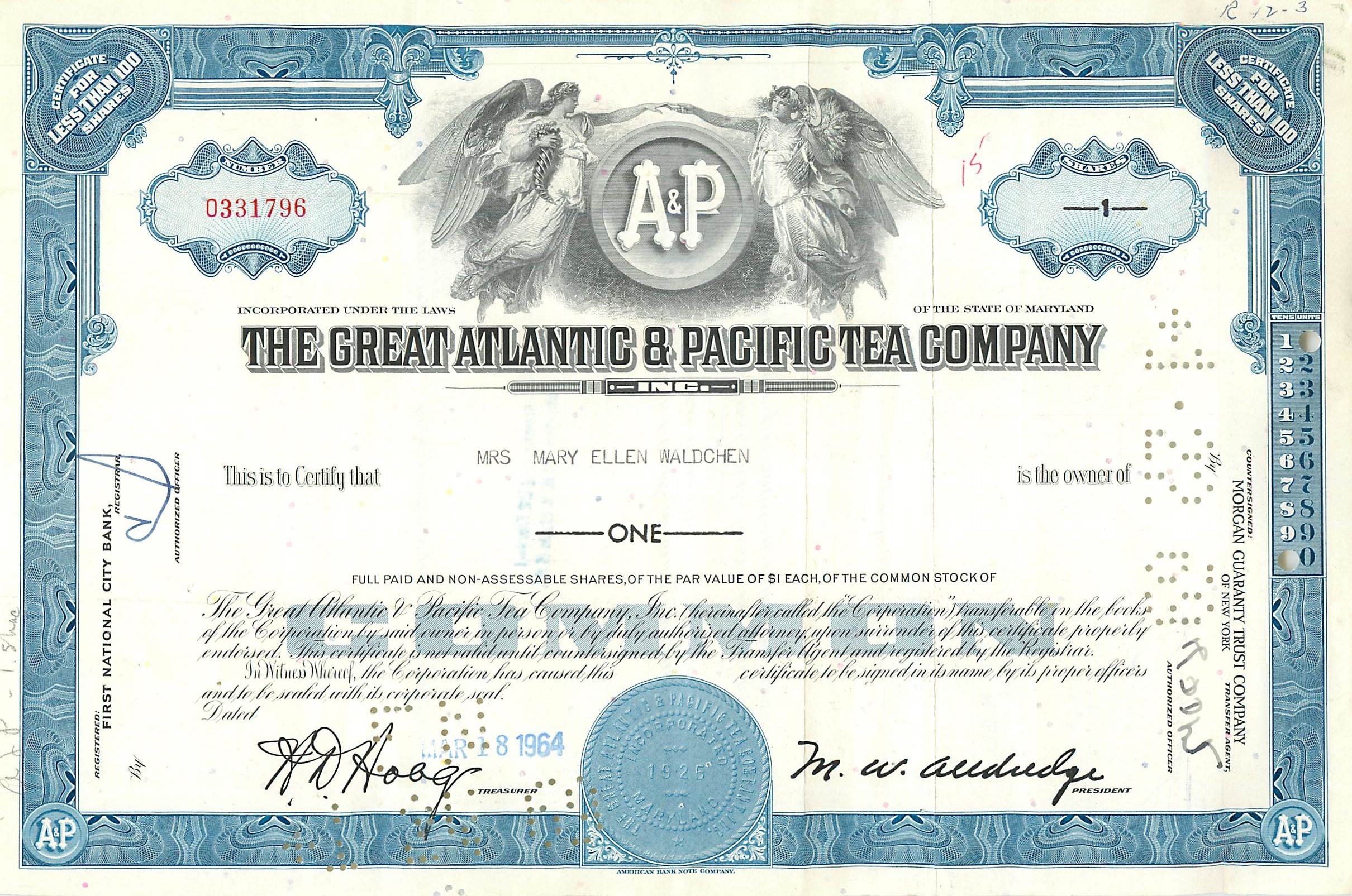Coupon Share Action The Great Atlantic & Pacific Tea Company Ange Angel Femme